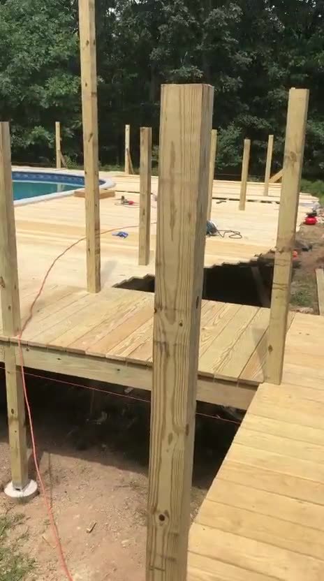 Video: pool deck framing