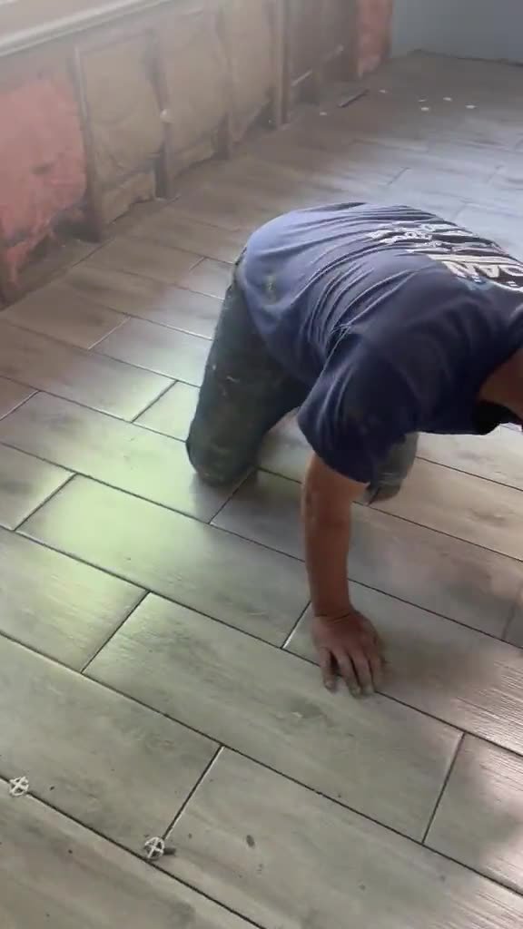Video: tile floor installation