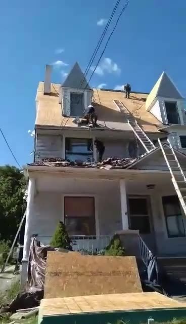 Video: re-roofing a Victorian house